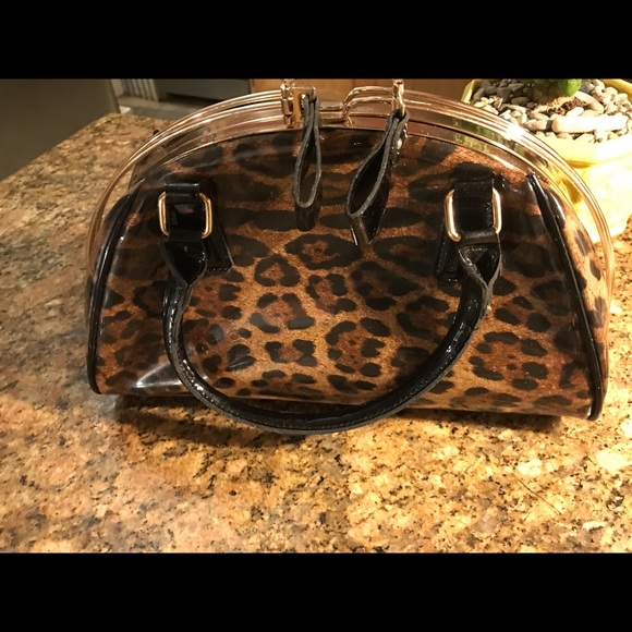 Super Unique Vintage Leopard PinUp style Purse - Picture 3 of 8